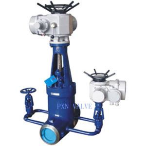 วาล์วประตู Actuator ไฟฟ้าด้วยบายพาส